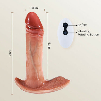 Thrusting Dildo Shape Prostate Massager